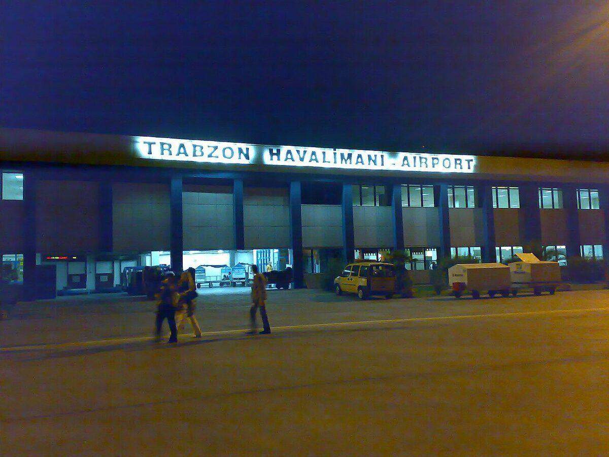 L'aeroporto di Trabzon in Turchia