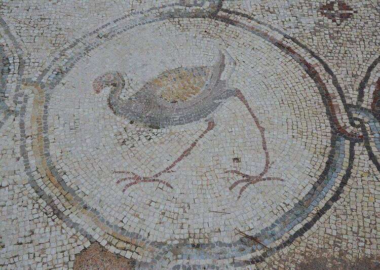 Mosaico bizantino in un palazzo imperiale