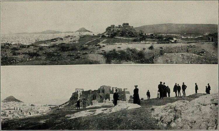 Rovine di un tempio greco antico